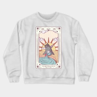 Cat Tarot Card Tarot Cards Cats Crewneck Sweatshirt